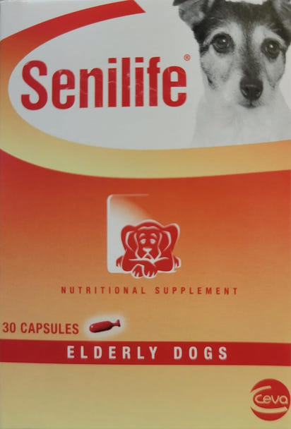 SEGMINISMART CEVA Animal Health D59010B Senilife Nutritional Supplement for Elderly Dogs- 30 capsules