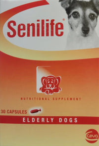 SEGMINISMART CEVA Animal Health D59010B Senilife Nutritional Supplement for Elderly Dogs- 30 capsules