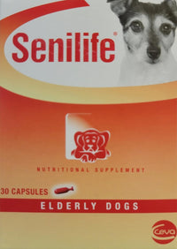 SEGMINISMART CEVA Animal Health D59010B Senilife Nutritional Supplement for Elderly Dogs- 30 capsules